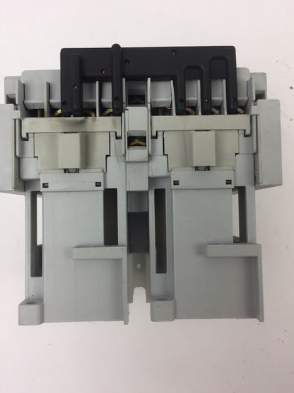 ALLEN BRADLEY 104-C09UDJ22 REVERSING CONTACTOR 2 100-S & 2 100-FSD250 COIL 24VDC