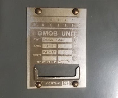 FPE QMQB4032 400A 240V 3Ph