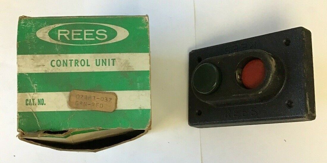 MACKWORTH G. REES 02883-032 GRN-RED CONTROL UNIT PUSHBUTTON