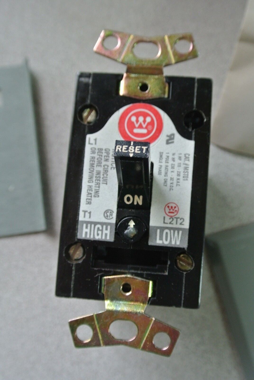 WESTINGHOUSE MST01FN1P - MANUAL MOTOR STARTER SWITCH / PILOT LIGHT - NEW SURPLUS