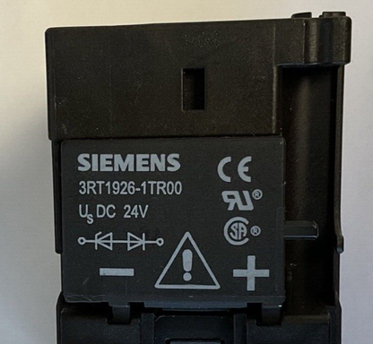 SIEMENS 3RT1026-1B..0 CONTACTOR 35A 600VAC 50/60HZ