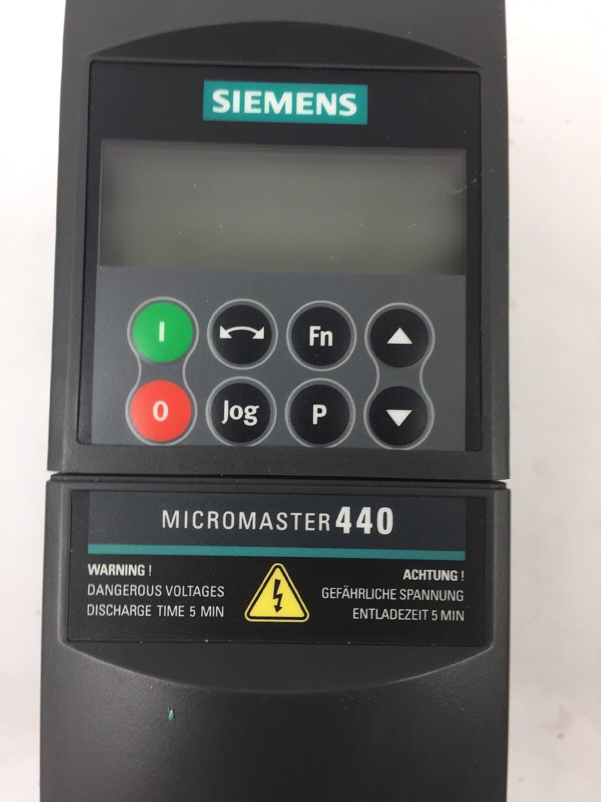 SIEMENS 6SE6440-2UD21-1AA1 MICROMASTER 440 INPUT: 380-480V