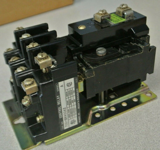 ALLEN-BRADLEY 700-BR400A2 TYPE BR AC RELAY / 240V, 60Hz / 4 N.O. / NEW SURPLUS