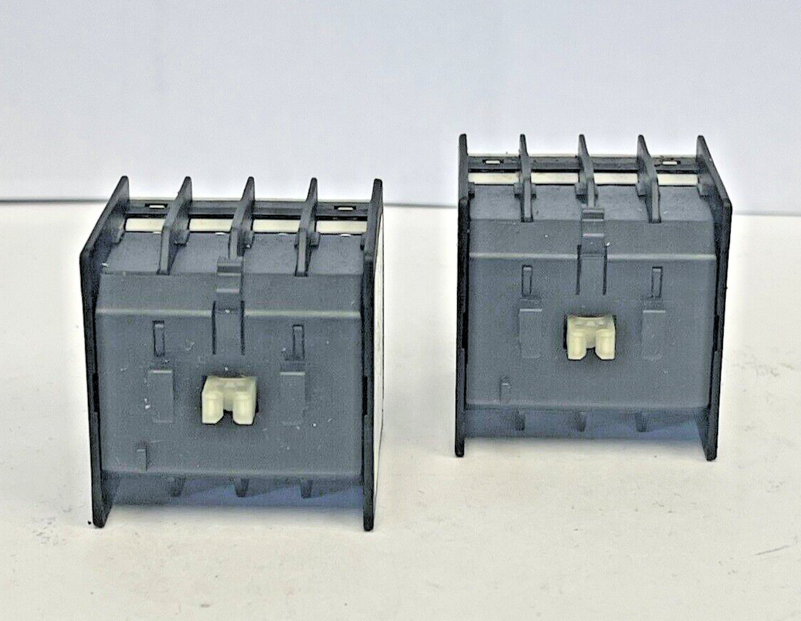 SIEMENS *LOT OF 2* - 3RH1911-1FA40 - AUXILIARY CONTACTS