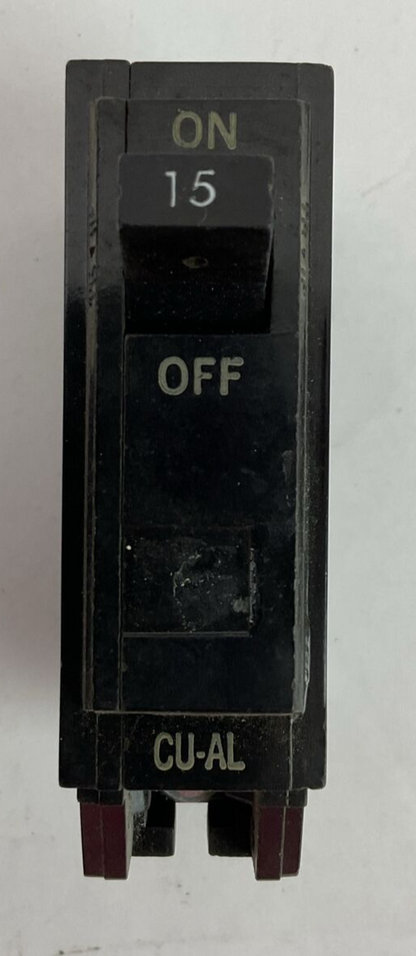 GE TQL1115 STYLE B CIRCUIT BREAKER 15AMP 1POLE 120/240VAC TYPE TQL-AC