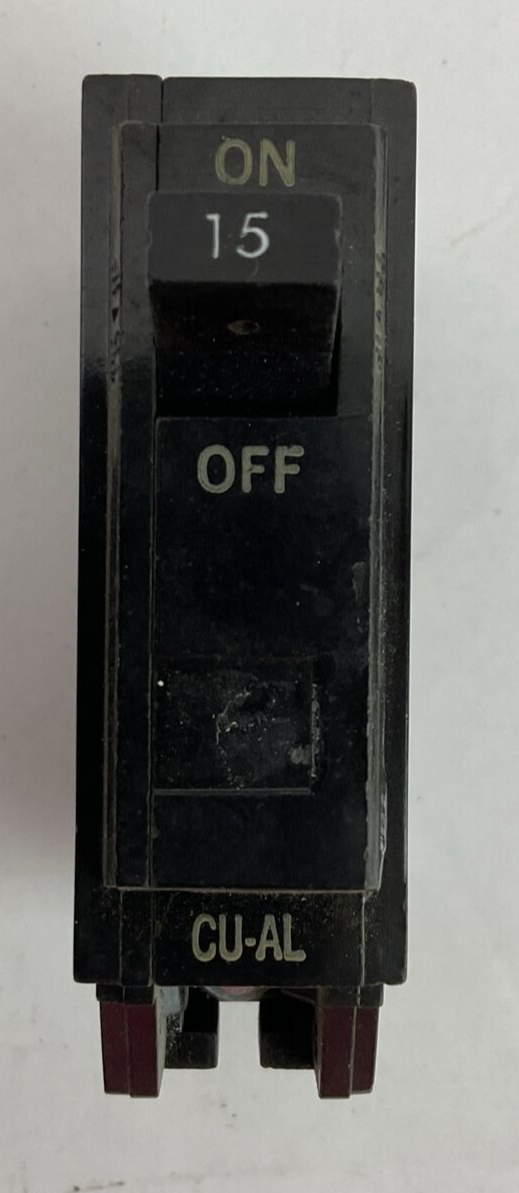 GE TQL1115 STYLE B CIRCUIT BREAKER 15AMP 1POLE 120/240VAC TYPE TQL-AC