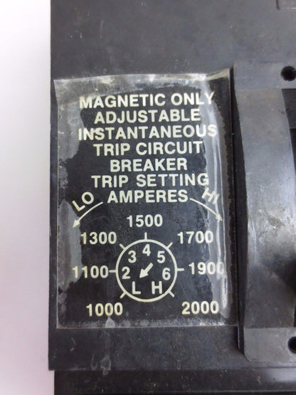 SQUARE D ADJUSTABLE TRIP CIRCUIT BREAKER - 225A, 3P