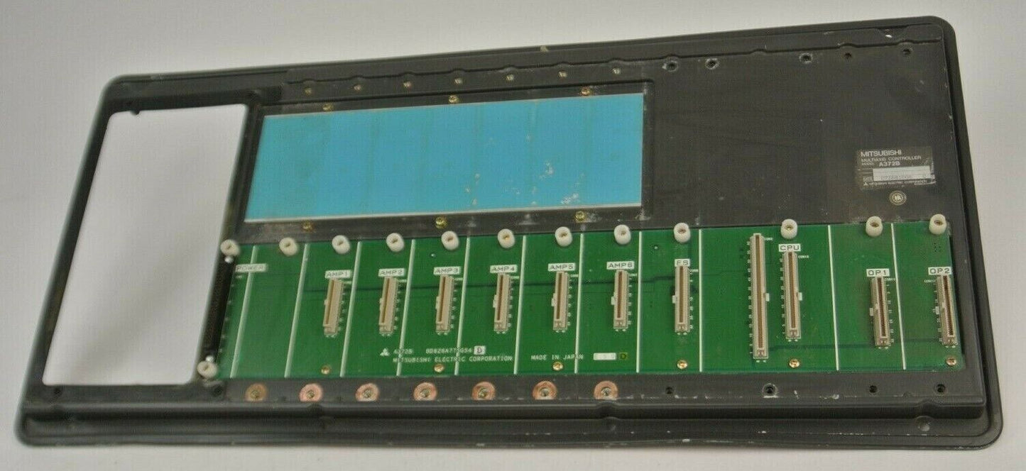 MITSUBISHI A372B MULTIAXIS CONTROLLER MODULE MOUNTING BASE / BACKPLANE