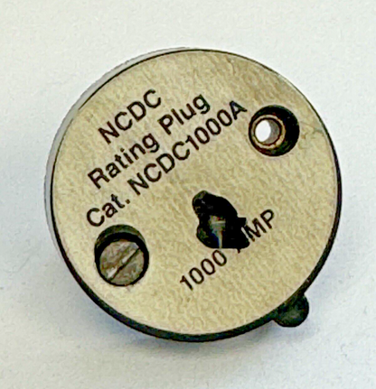 CUTLER-HAMMER - NCDC1000A - RATING PLUG - 1000 AMPERE