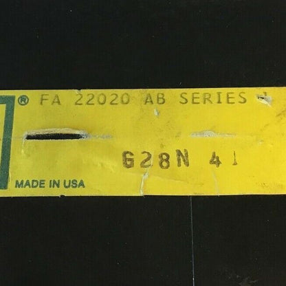 SQUARE D FA22020AB CIRCUIT BREAKER 20AMP 2POLE 240VAC/250VAC