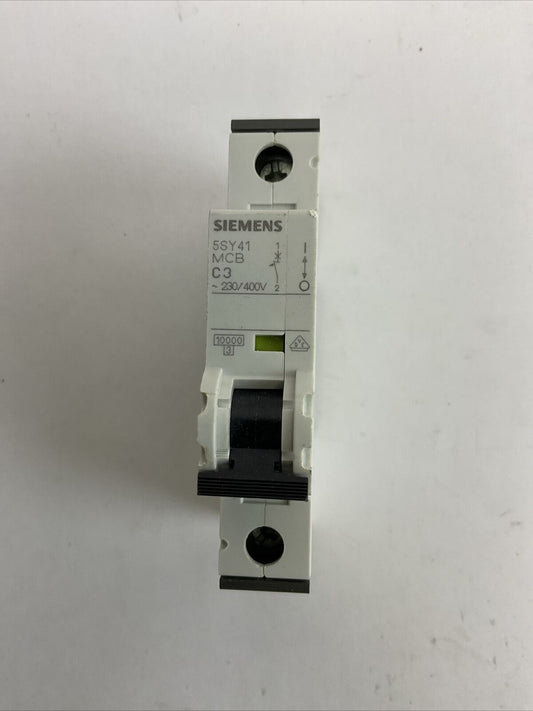 SIEMENS 5SY4103-7 CIRCUIT BREAKER 230/400VAC