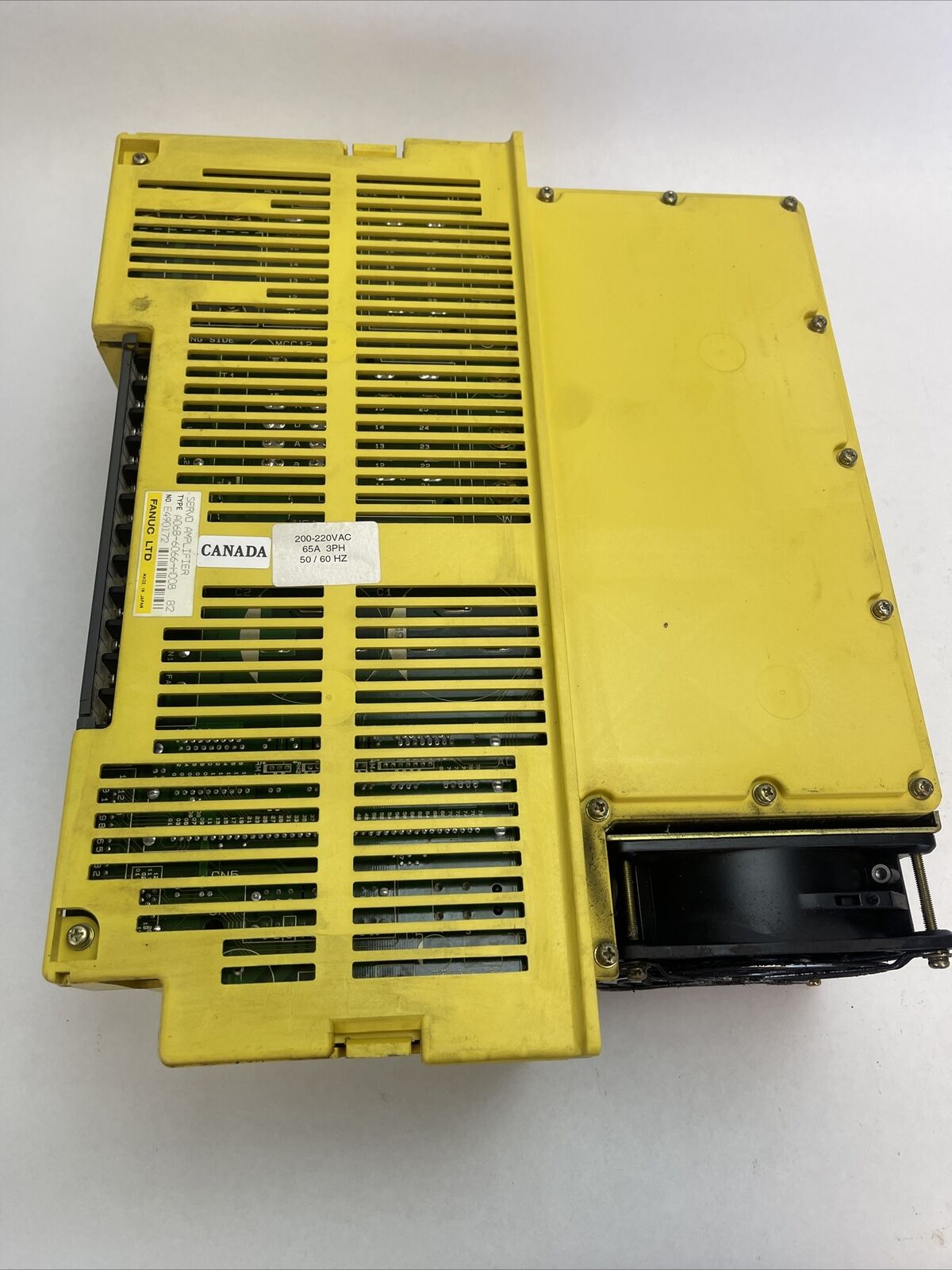 FANUC A06B-6066-H008 B2 SERVO AMPLIFIER 200-22VAC 3PH 65A 50/60HZ