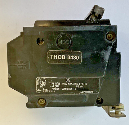 GE THQB 3430 CIRCUIT BREAKER 415VAC 3POLE 30A