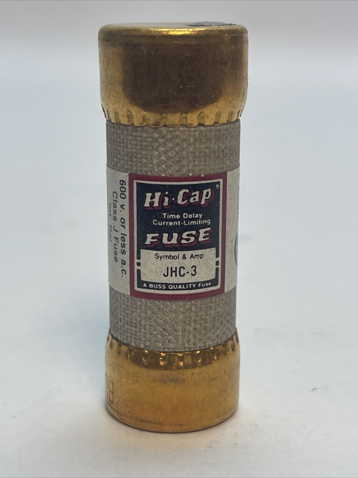 BUSS JHC3 HI-CAP TIME DELAY CURRENT LIMITING CLASS J FUSE 3A 600VAC (LOT OF 10)