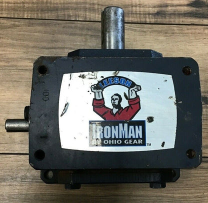 IRONMAN B821-100-L GEAR REDUCER W8210012.00 RATIO1:100 TORQ.433 INPUT HP .215