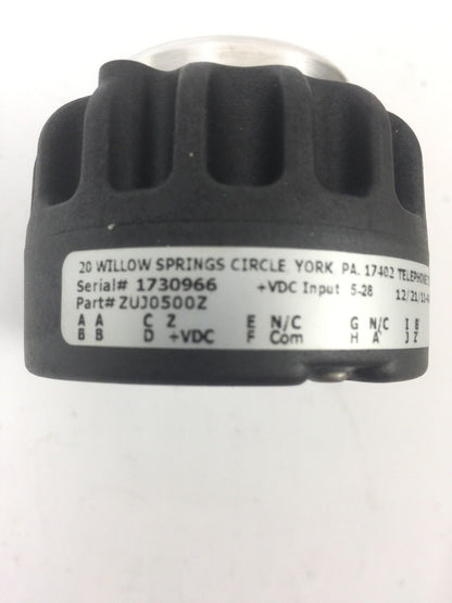 RED LION ZUJ0500Z LARGE THRU-BORE ROTARY PULSE GENERATOR