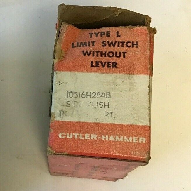CUTLER HAMMER 10316H284B LIMIT SWITCH W/O LEVER 600VAC