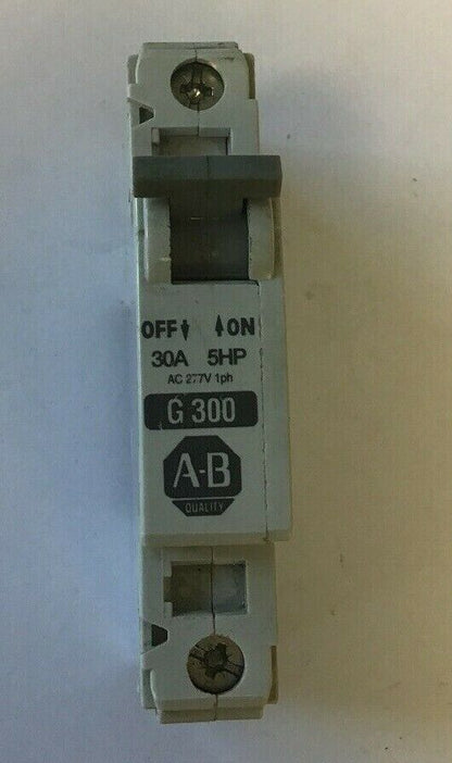 ALLEN BRADLEY 1492-CB1 G300 SER. C 30A 277V 5HP CURCUIT BREAKER
