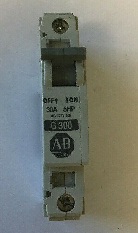 ALLEN BRADLEY 1492-CB1 G300 SER. C 30A 277V 5HP CURCUIT BREAKER