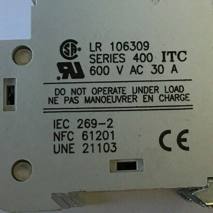 ITC VLC10 FUSE HOLDER LR 106309 600VAC 30A 1P ***LOTOF4**