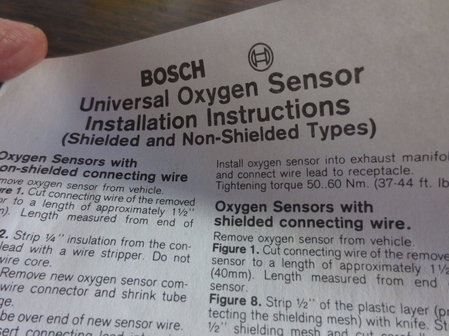 BOSCH 0258002031 OXYGEN SENSOR - TOYOTA, LEXUS, MITSUBISHI, SUZUKI - NEW SURPLUS