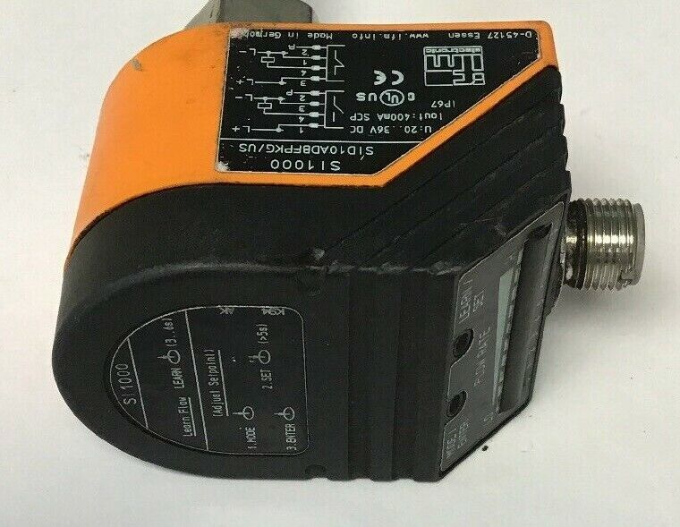 IFM Efector SI1000 Flow Meter SID10ADBFPKG/US36VDC 400mA