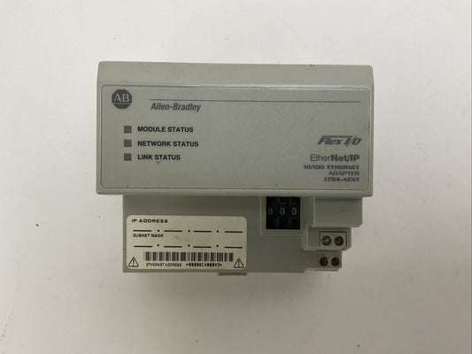 ALLEN BRADLEY 1794-AENT SER B F/W REV 4.1 FLEX I/O ETHERNET IP ADAPTER