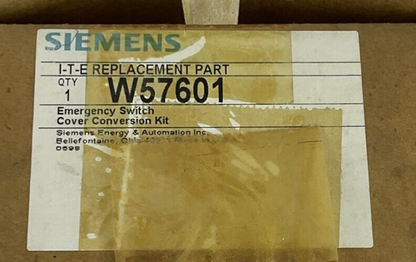 SIEMENS W57601 EMERGENCY SWITCH COVER CONVERSION KIT REPLACEMENT PART