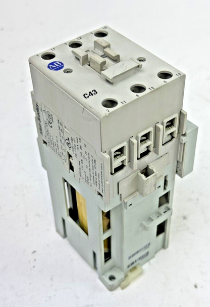 ALLEN-BRADLEY 100-C43Z*00 SER. A CONTACTOR W 24VDC COIL & 100-FSD250 & 100-S