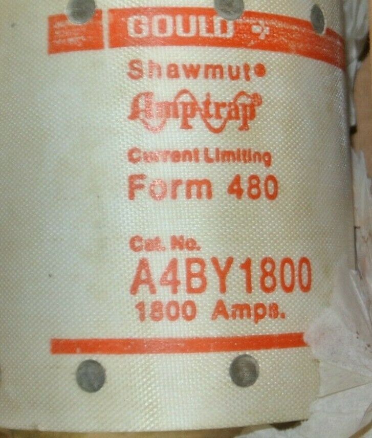 SHAWMUT A4BY1800 AMP-TRAP® CLASS L TYPE 55 FUSE / 1800A / 600V / NEW SURPLUS