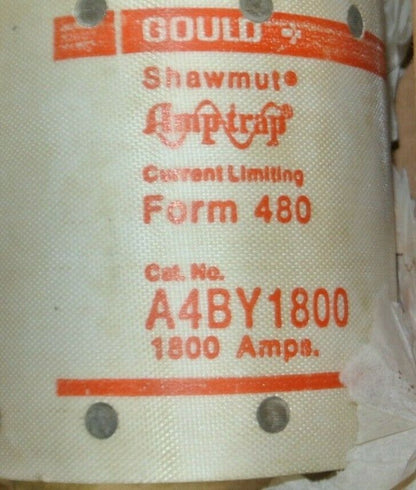 SHAWMUT A4BY1800 AMP-TRAP® CLASS L TYPE 55 FUSE / 1800A / 600V / NEW SURPLUS