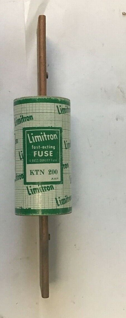 BUSSMANN KTN 200 FUSE FAST-ACTING 200A CLASS K1 250VAC