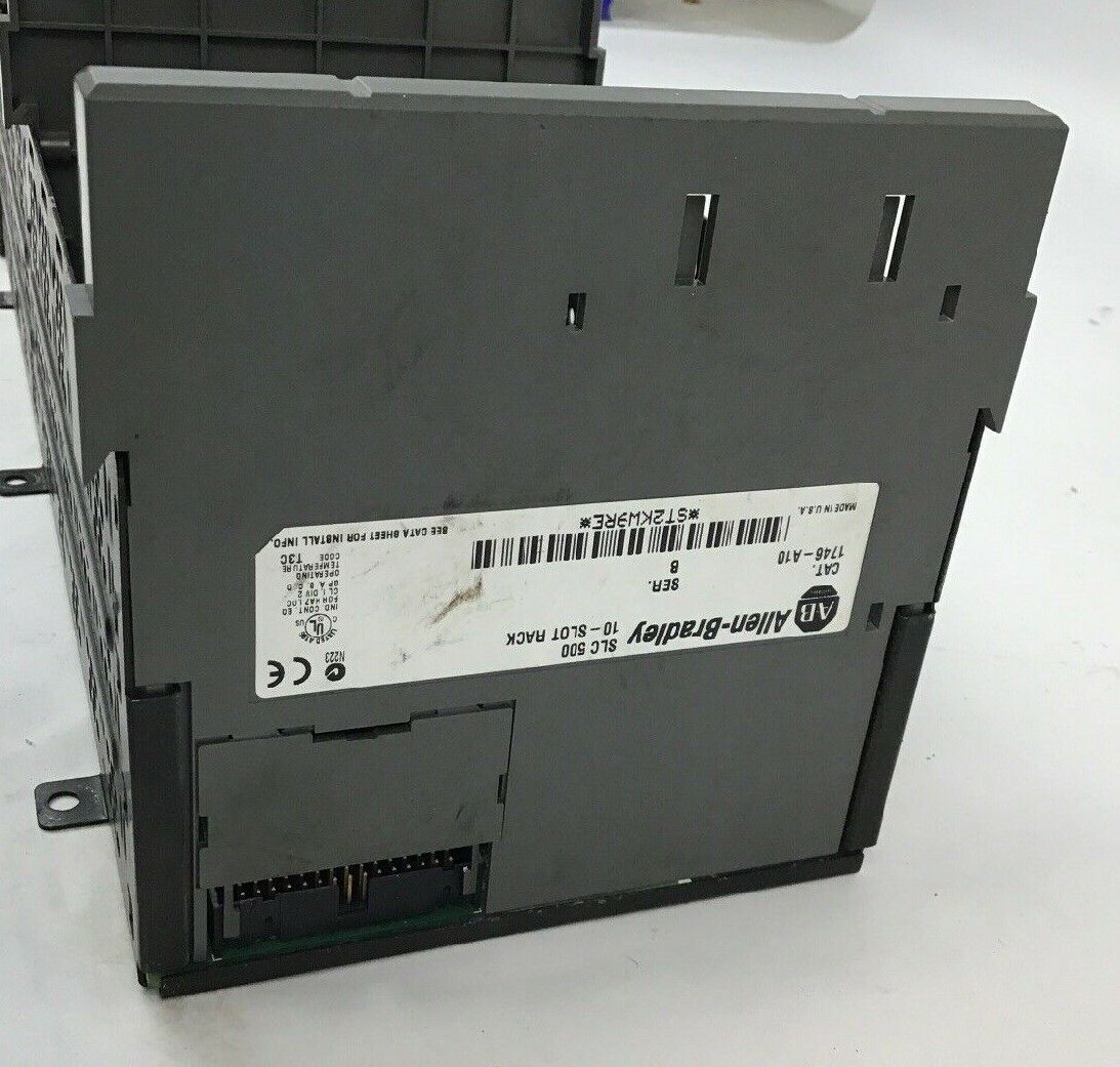 ALLEN BRADLEY 1746-P3 POWER SUPPLY SER.A  W/ 1746-A10 10 SLOT RACK