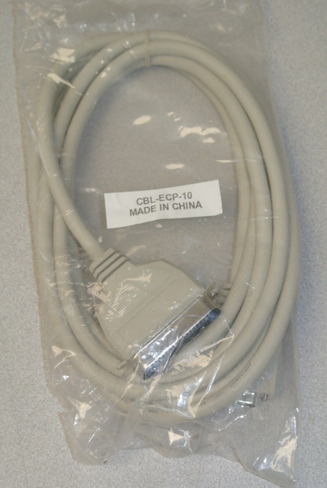 CBL-ECP-10 / DB25M to DB25F x 10' / NEW SURPLUS / 25-PIN MALE to 25-PIN FEMALE