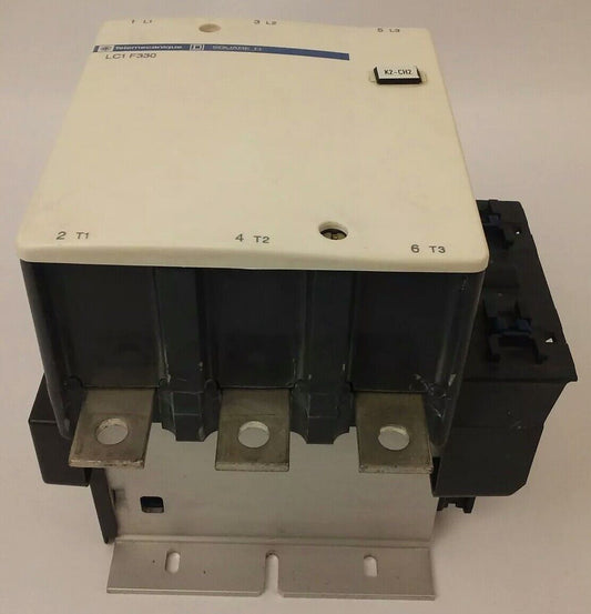 TELEMECANIQUE LC1F330 CONTACTOR,3PH,600VAC, 370A, 250HP, 120/127V 40/400HZ COIL