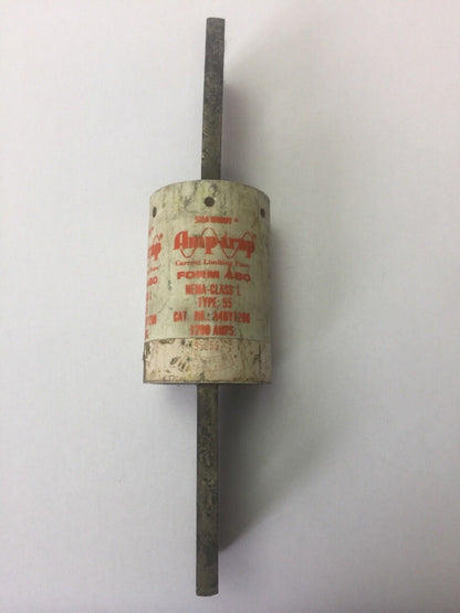 SHAWMUT A4BY1200 AMP-TRAP CURRENT LIMITING FORM 480 TYPE 55 FUSE 600VAC CLASS L