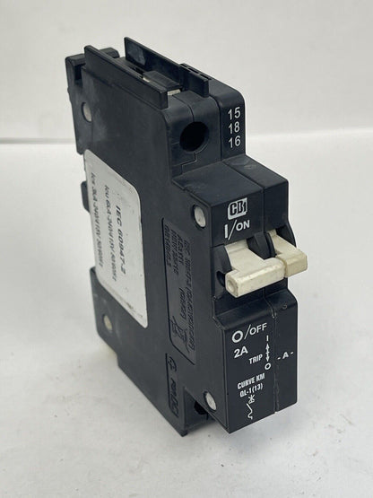 CB *LOT OF 4* - IEC 60947-2 - 1P CIRCUIT BREAKERS - 2A & 5A (W/D9-3816), 3A, 6A