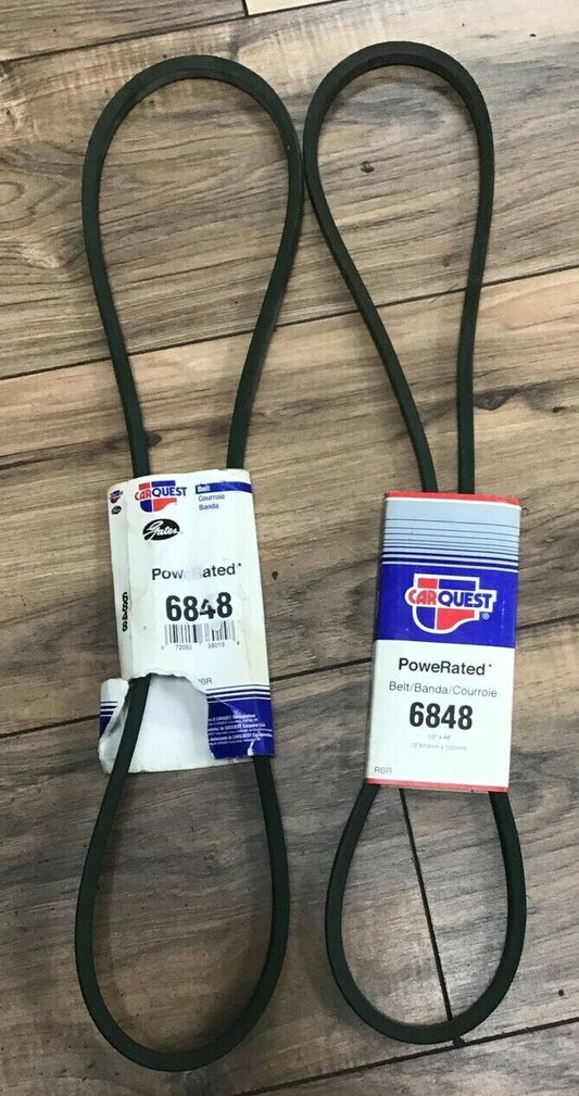 CARQUEST 6848 POWERATED BELT 1/2"X48" 12.5/13MMX1220MM  ****LOTOF2****