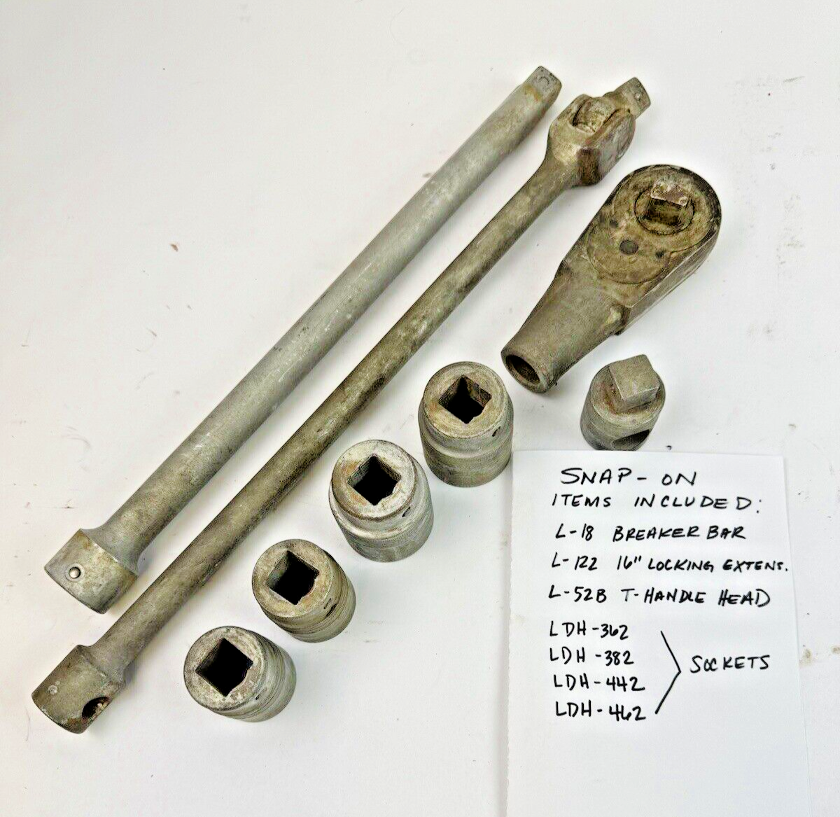 SNAP-ON / JH WILLIAMS - SOCKET SET - AMAZING PIECES - SEE FULL DESCRIPTION BELOW