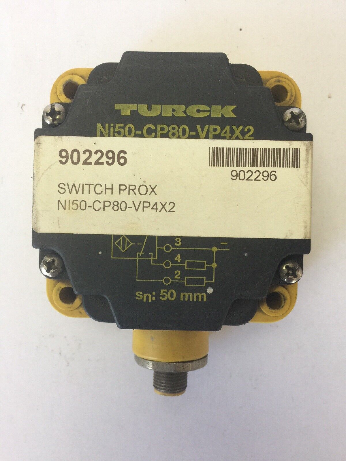 TURCK NI50-CP80-VP4X2 PROXIMITY SWITCH SENSOR