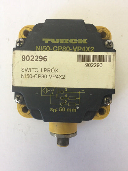 TURCK NI50-CP80-VP4X2 PROXIMITY SWITCH SENSOR