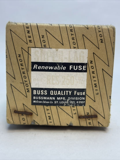 BUSSMAN RES250 SUPER-LAG RENEWABLE FUSE 250AMP 600VAC