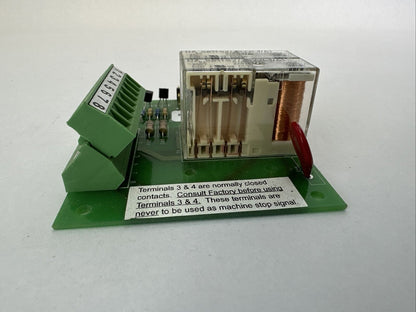 INDUSTRIAL MRO 305R-4F RELAY REV .02 CIRCUIT BOARD