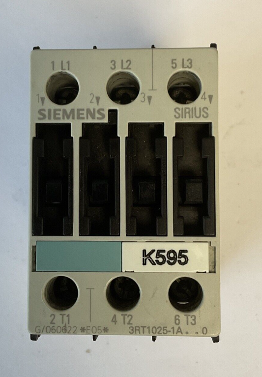 SIEMENS 3RT1025-1A..0 CONTACTOR 690V