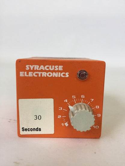 SYRACUSE ELECTRONICS TNRD00308 RELAY 110VAC OUTPUT D.P.D.T. 10AMP 250VAC