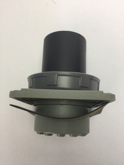 HUBBELL 4100B5W PIN & SLEEVE WATERTIGHT INLET 100A 600VAC 3 POLE 4 WIRE GROUNDIN