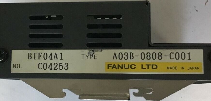 FANUC A03B-0808-C001 FANUC BIF04A1 I/O MODULE