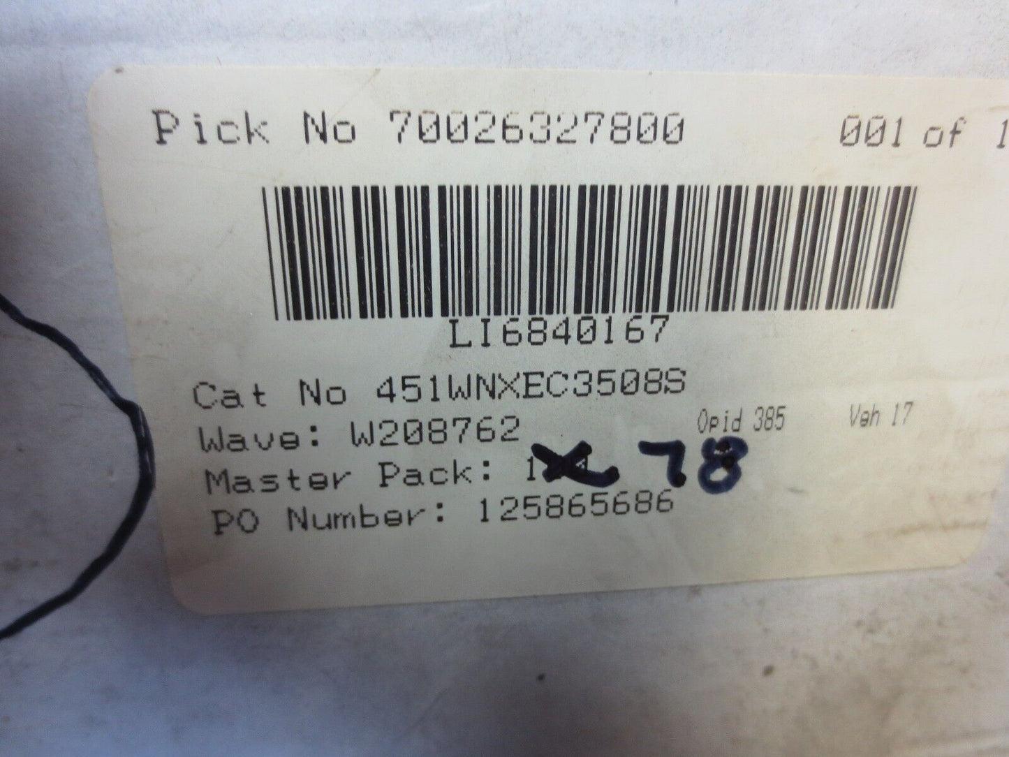 GE 451WNXEC3508S END CLAMP / END CONNECTOR w/ SCREW - NEW SURPLUS - BOX of 78