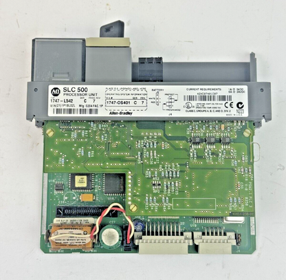 ALLEN-BRADLEY - 1747-L542 SER. C REV. 7 FRN: 7 - SLC 500 CPU PROCESSOR *NO DOOR*