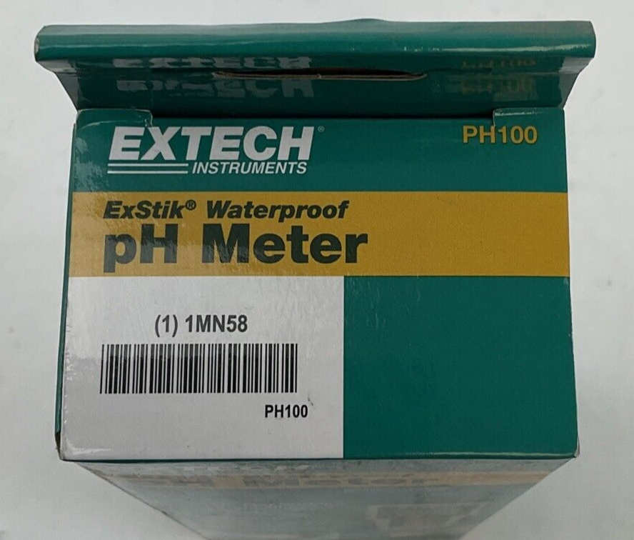 EXTECH PH100EXSTIK WATERPROOF PH METER DIGITAL READOUT